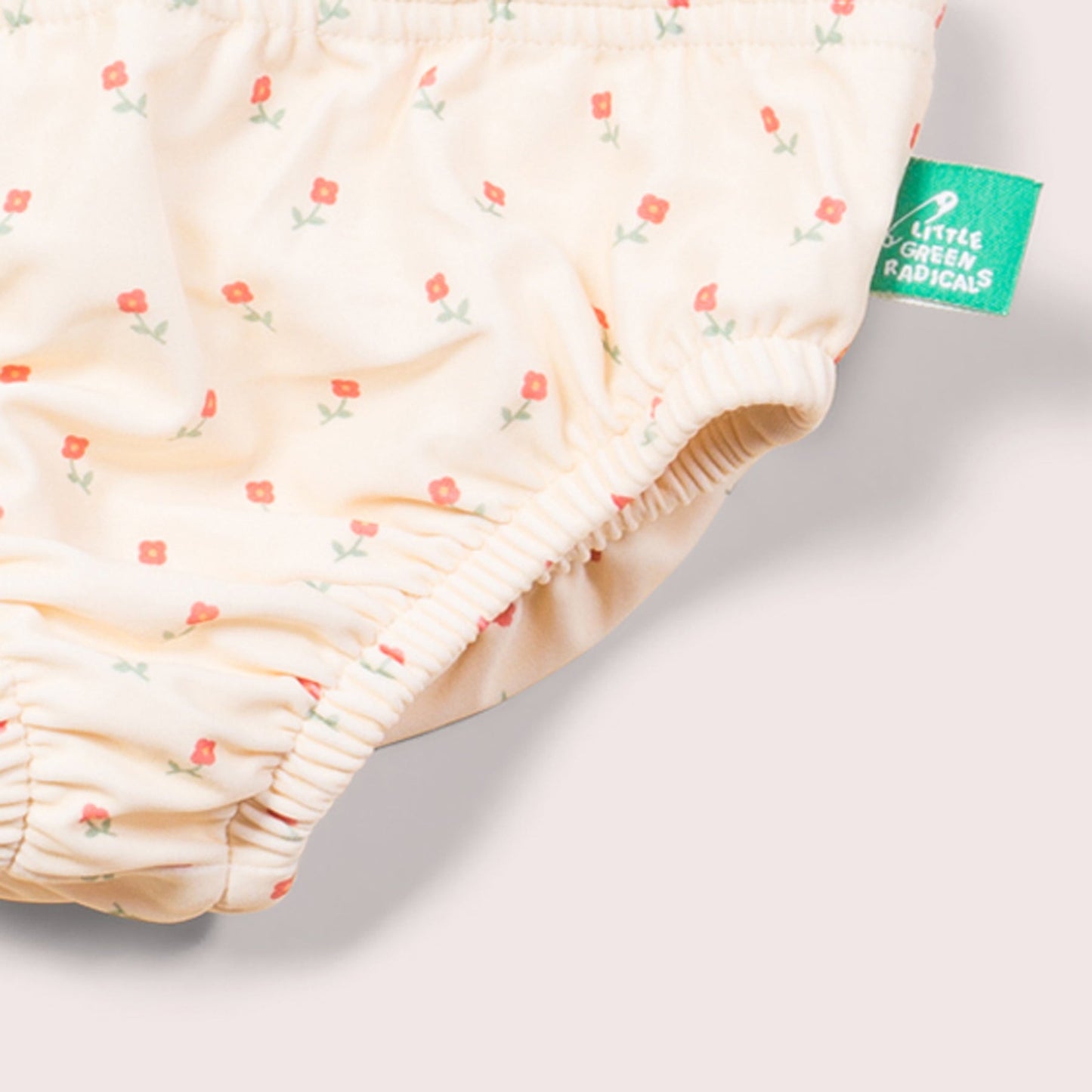 LGR UVP 50+ Reusable Swim Nappy - Rose Flowers