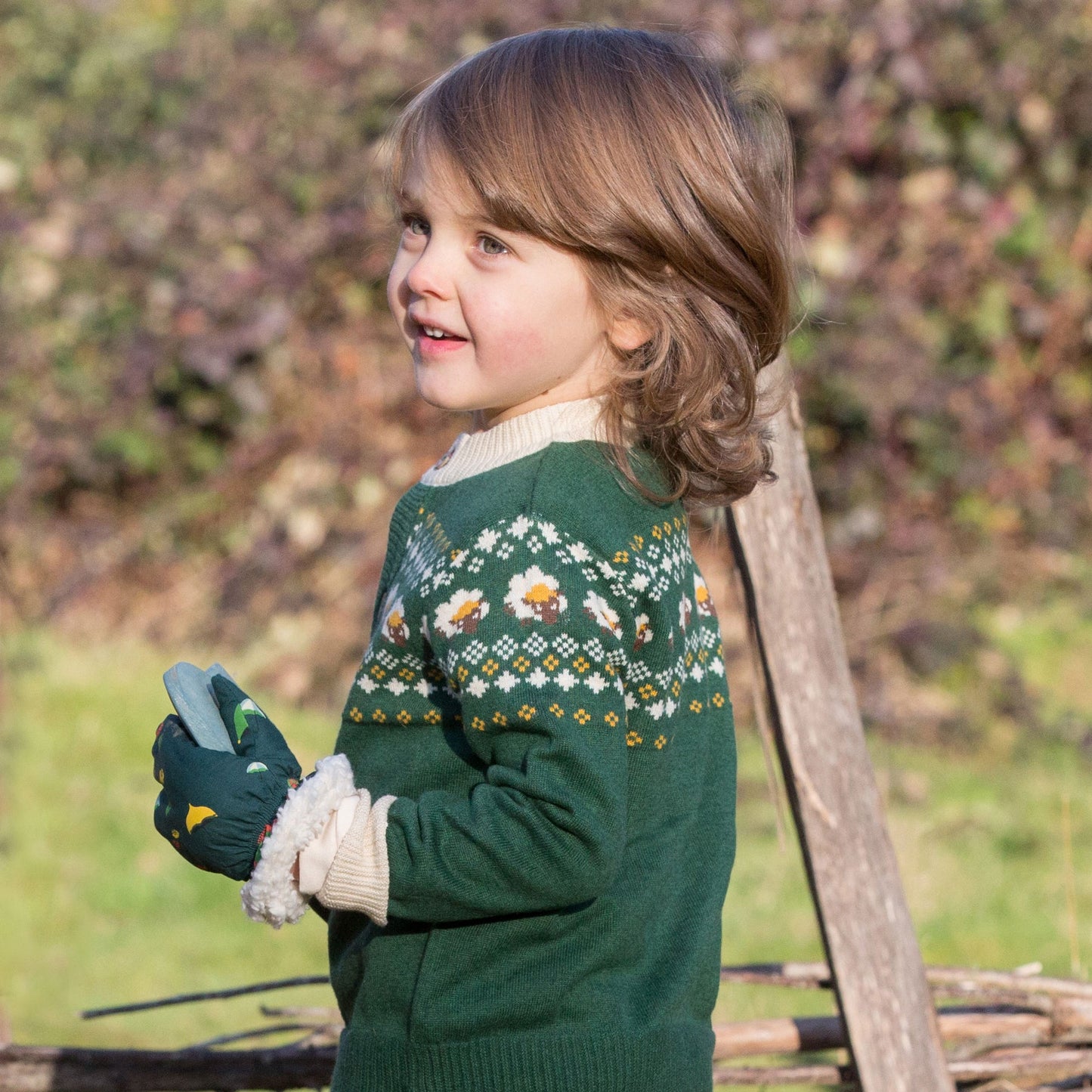 LGR From One To Another Fair Isle Sheep Knitted Cardigan