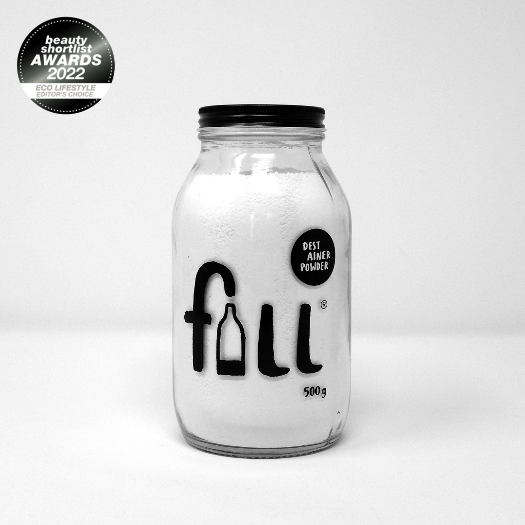 *fill* Destainer 500g Glass Jar