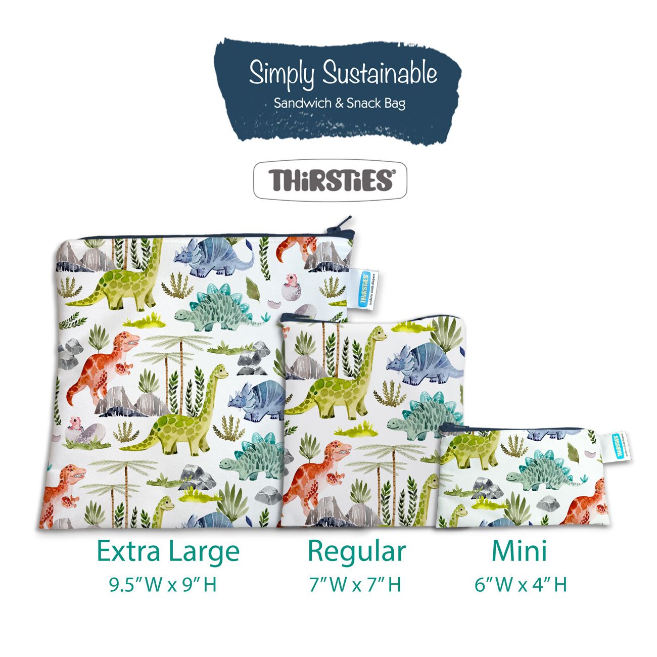 Thirsties Sandwich & Snack Bag - Mini