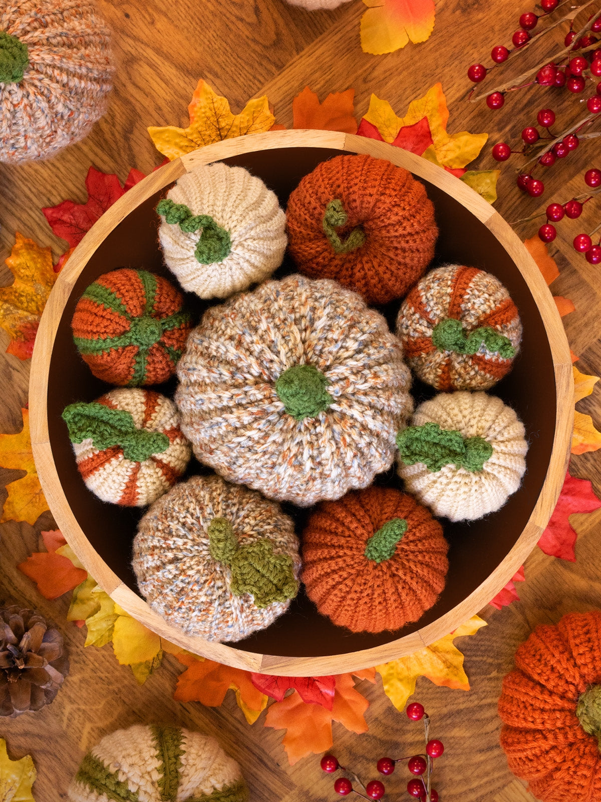 WYS The Croft DK - Pumpkin Patch Crochet Pumpkin Patterns (Download)